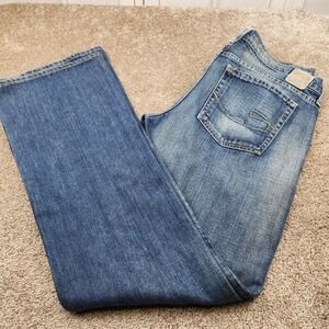 Chip & Pepper Men's Pamela Jeans Distressed Blue Wash Size 34x34